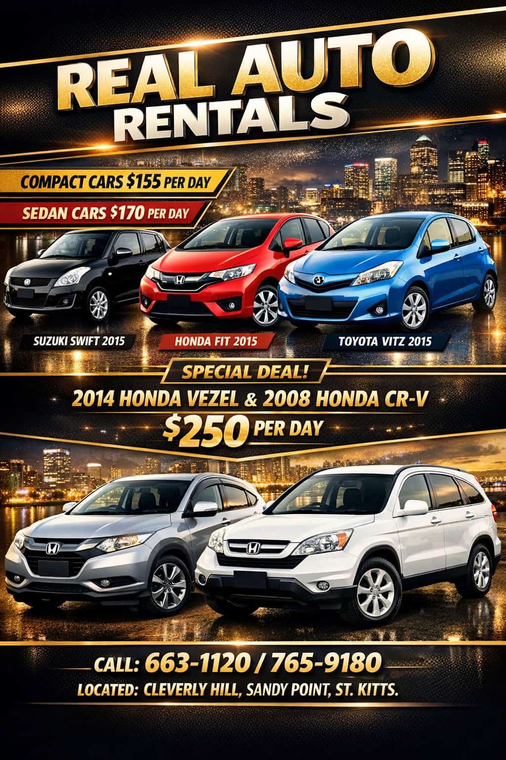 Real Auto Rentals Fleet